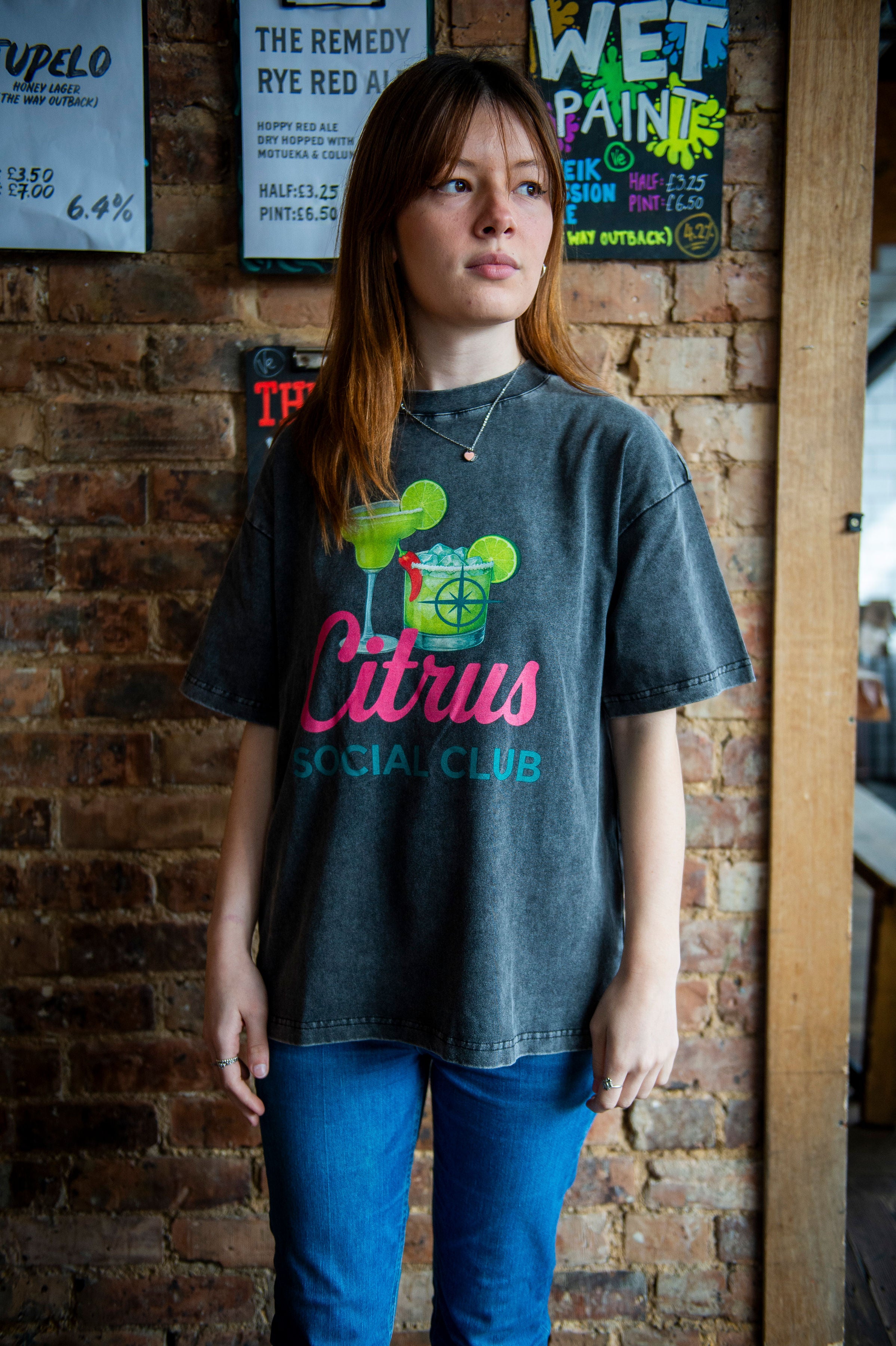CSC Studio Heavy Weight Vintage Black (Margarita Front Print)