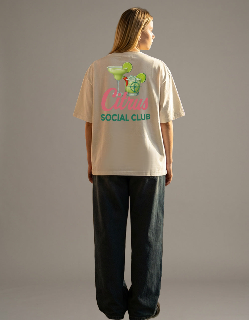 CSC Studio Heavy Weight Tee-Oatmeal (Margarita Drop)