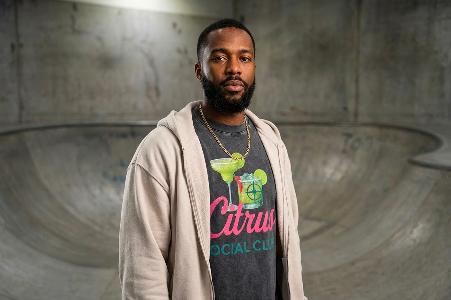 CSC Studio Heavy Weight Vintage Black (Margarita Front Print)