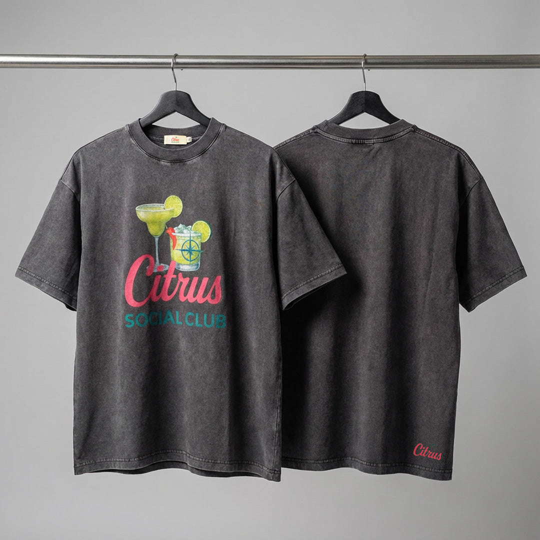 CSC Studio Heavy Weight Vintage Black (Margarita Front Print)